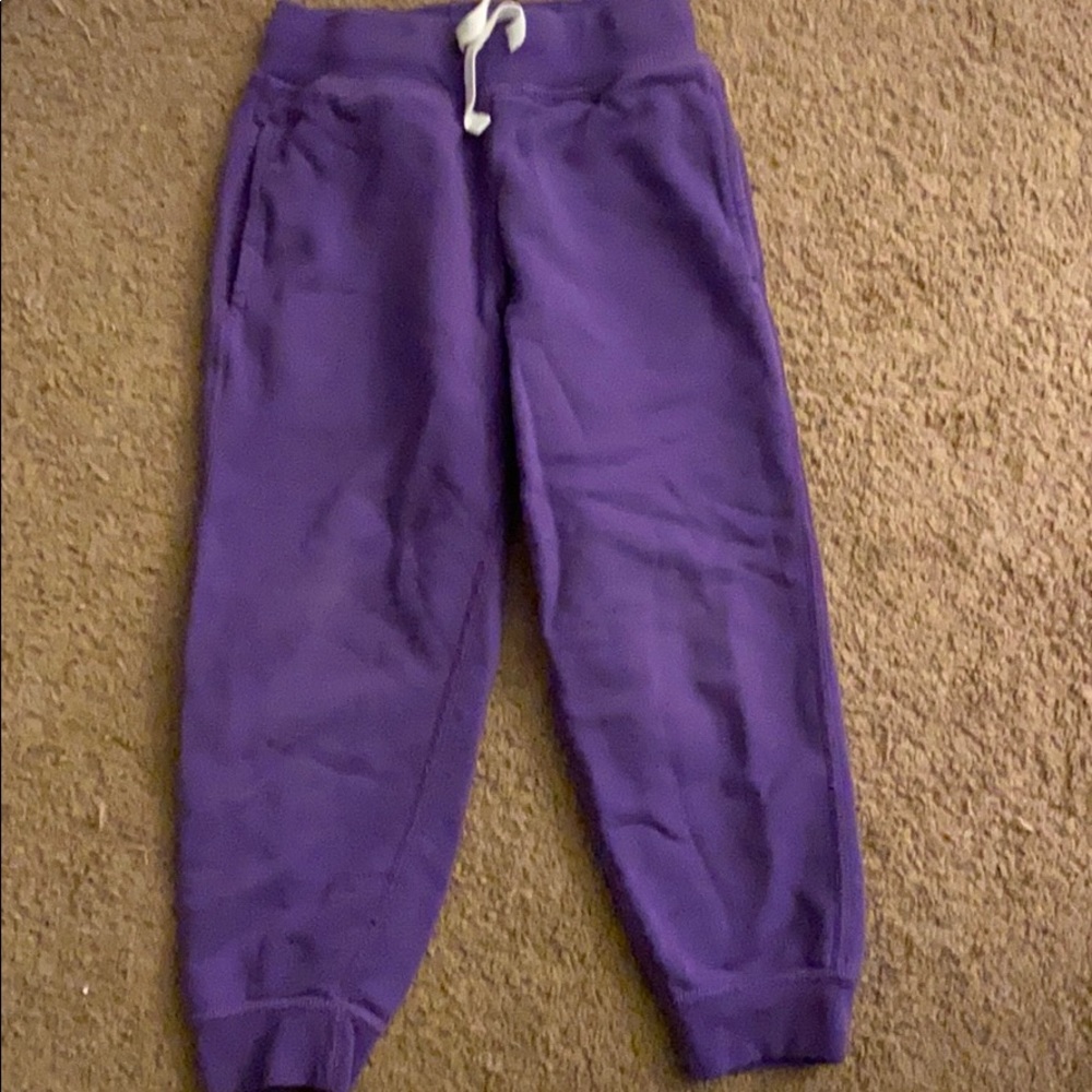 Purple Hanna Andersson sweats size 5